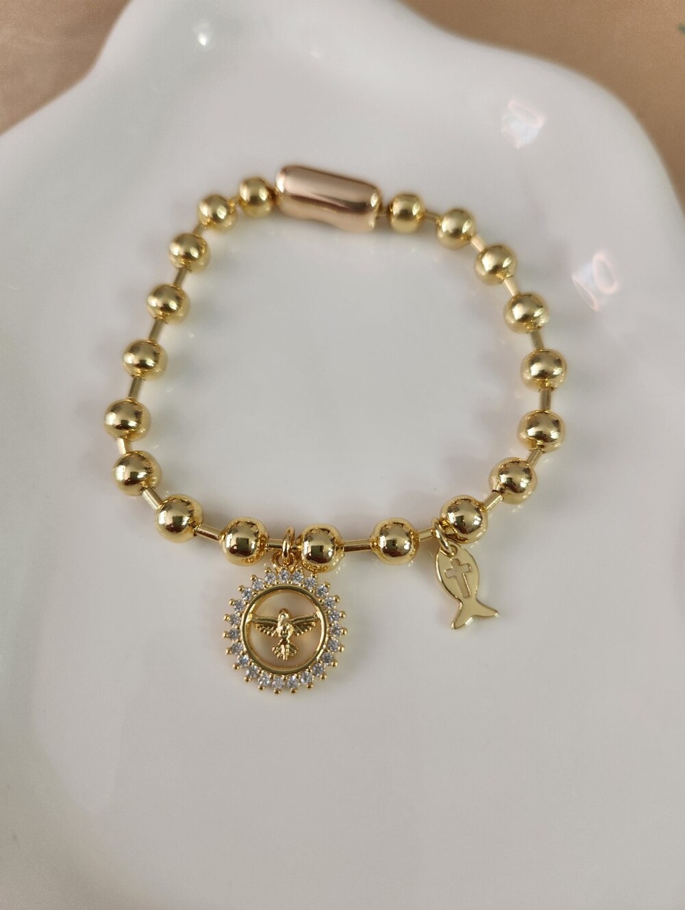 Holy Spirit Charm Bracelet